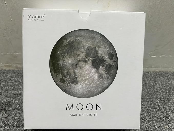 mamre Rechargeable Moon Night Light Gift for Wedding Anniversary Birthday Valentine's Day Christmas Father's Day