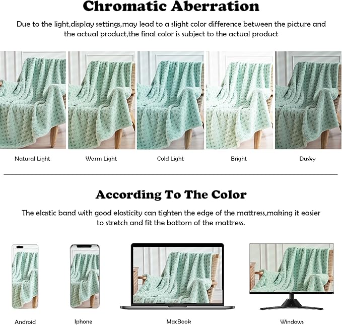 NEWCOSPLAY Super Soft Queen Blanket Green Premium Silky Flannel Fleece 3D Waffle Checkered Lightweight Bed Blanket All Season Use (New Sage Green, Queen(90"x90"))