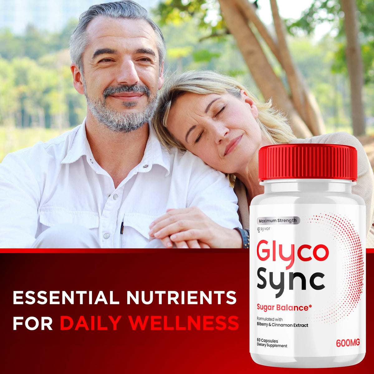 (2 Pack) Glyco Sync Capsules, Official Glyco Sync Balance Pills with All Natural Ingredients, Advanced Formula GlycoSync Joint Health and Wellness Support Max Strength for Men & Women (120 Capsules)