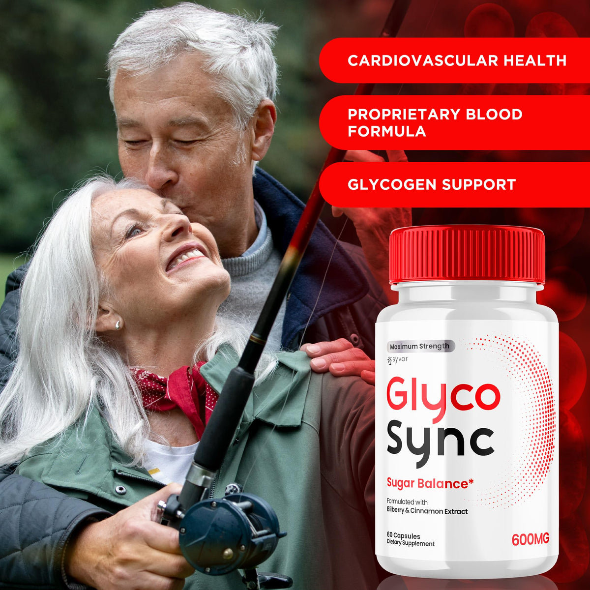 (2 Pack) Glyco Sync Capsules, Official Glyco Sync Balance Pills with All Natural Ingredients, Advanced Formula GlycoSync Joint Health and Wellness Support Max Strength for Men & Women (120 Capsules)