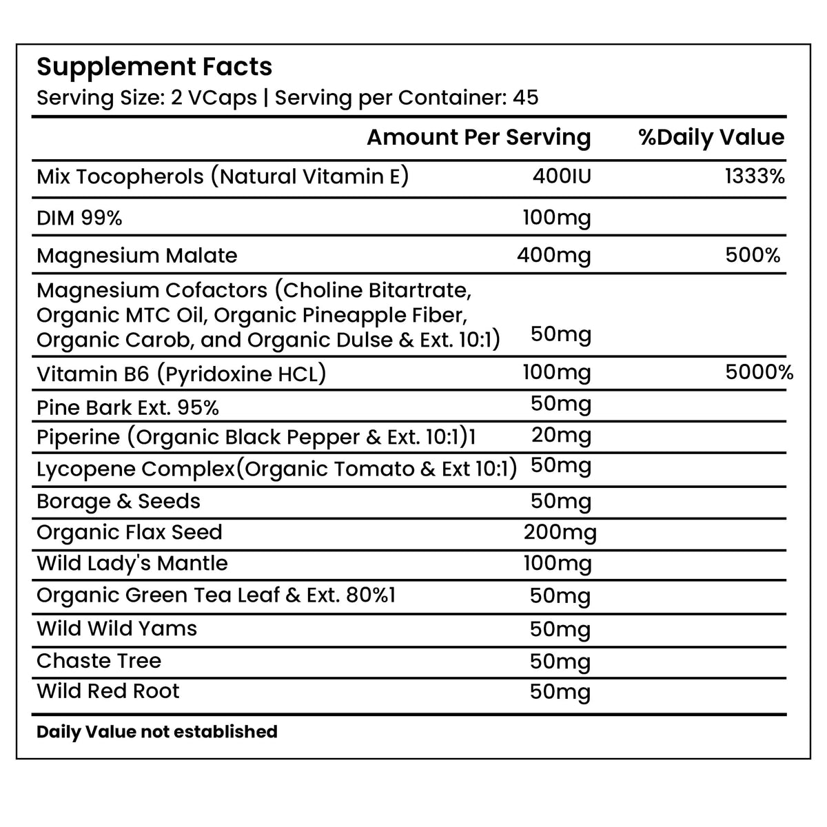 Green Organic Supplements Cyst, Breast Cyst, 90 VCaps, High Absorbable, Non-GMO, Gluten-Free (Pack of 3)