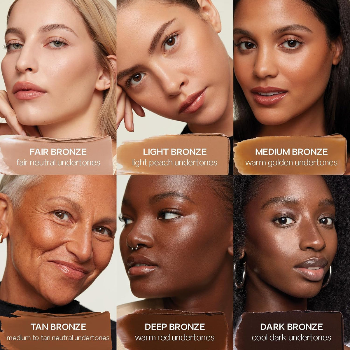 Saie Sun Melt Cream Bronzer - Buildable Balm Face Bronzer for Effortless Sculpting - Cream Contour Enriched with Vitamin C, Nourishing Skincare Ingredients & a Natural Finish - Fair Bronze (1 oz)
