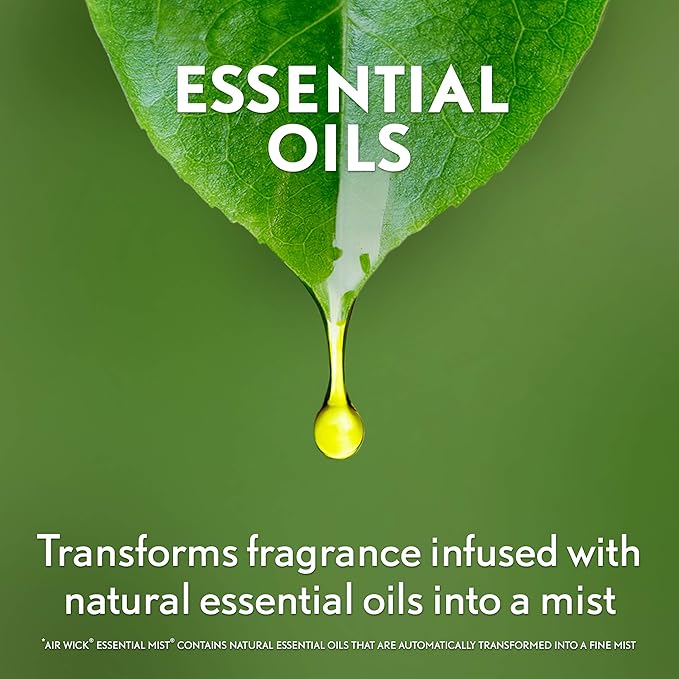Air Wick Essential Oils Diffuser Mist Refill, Fresh Water Breeze, 1ct, Air Freshener