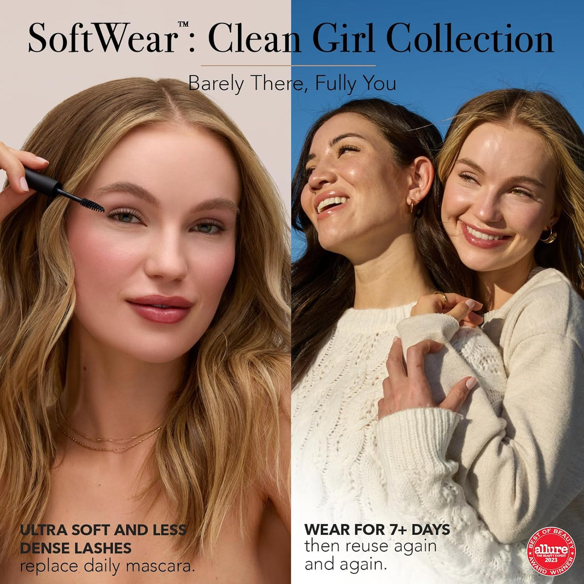 Pro Lash SoftWear Clean Girl Mini Lash Clusters Kit - Natural-Looking, Lightweight Lashes - 7-Day Cluster Eyelash Extensions - Waterproof Lashes Clusters - Single Set - Doll Eye No. 38