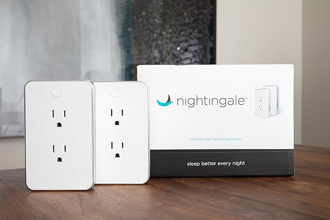 Nightingale Smart Home Sleep System - Smarter Than White Noise Machines - 2 Pack
