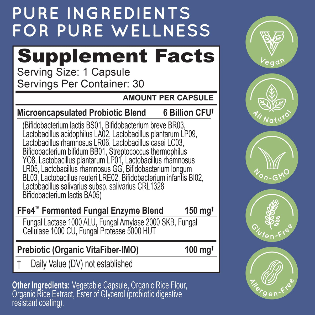 Essential Source TriActive Biotics Daily Care – Probiotics for Women and Men, 6 Billion CFU with Prebiotic Blend – Daily Digestive and Immune Support Gut Health Supplement – 30 Capsules
