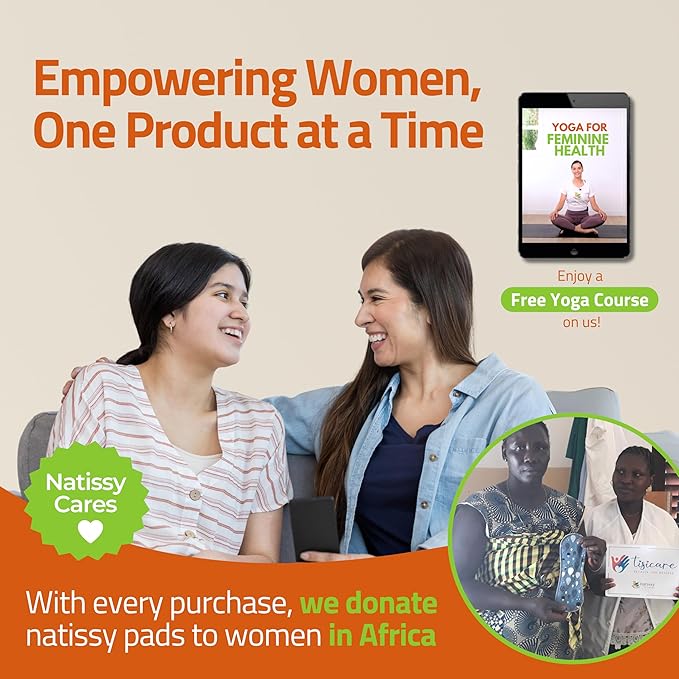 Non-Slip Reusable Period Pads for Teen Girls (S+M, 6-Pack); High-Temp Washable Organic Cotton Cloth Pads; Reliable, Non-Irritating, Soft Reusable Menstrual for Secure & Comfortable First Period