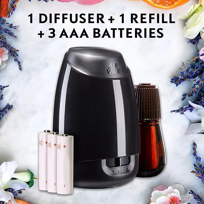 Air Wick Essential Mist, Essential Oil Diffuser Refill, Fresh Water Breeze, 3 Count, Air Freshener , 2.01 oz