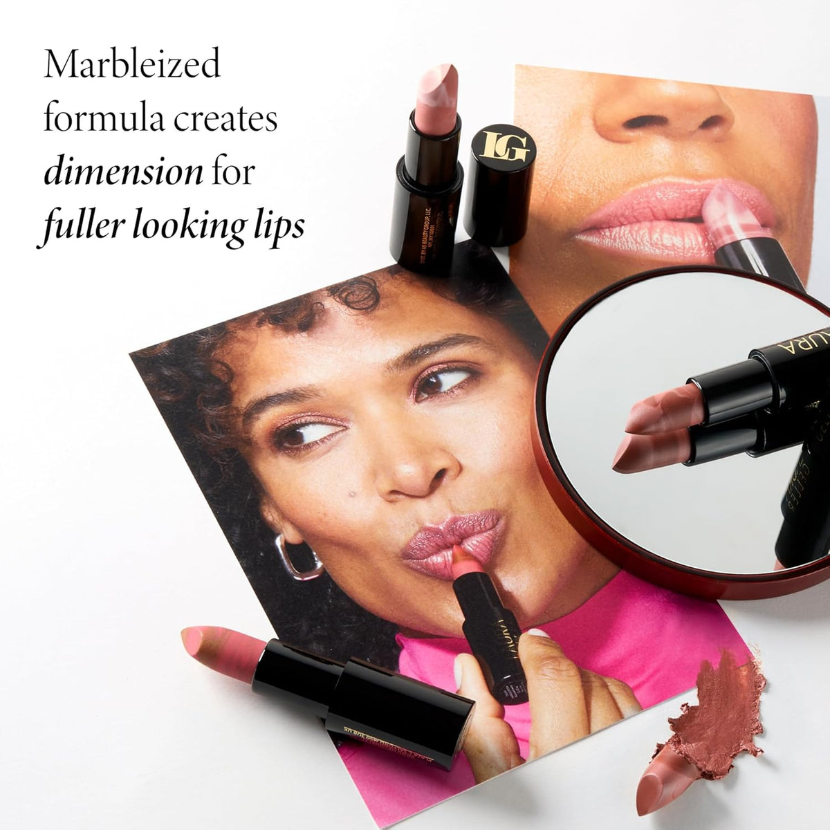LAURA GELLER NEW YORK Italian Marble Sheer Lipstick - Prego - Hydrating & Lightweight - Vitamin E & Caster Seed Oil - Cream Finish