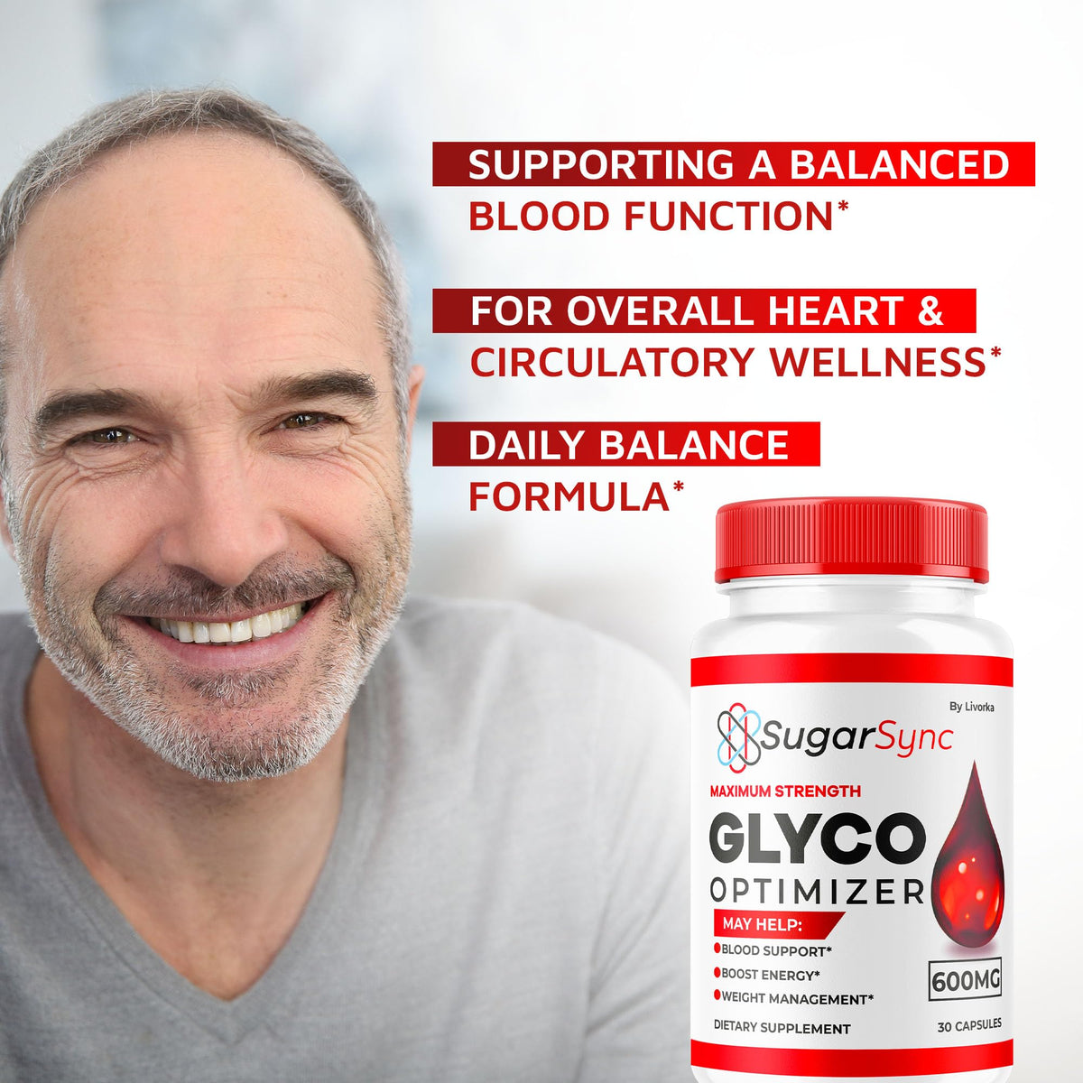 LIVORKA Sugar Sync SugarSync Glyco Optimizer, SugarSync Glyco, Sugar Sync Glyco Optimiser, Sugar Sync Glyco Optimizer Reviews, 30 Capsules