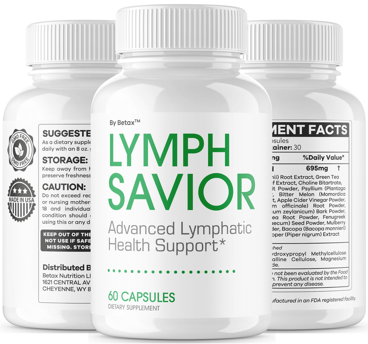 (3 Pack) Lymph Savior - Official Lymph Savior Capsules Advanced Formula with All Natural Ingredients, LymphSavior Pills for Wellness & Overall Health Support Reviews, 180 Capsules for 3 Months