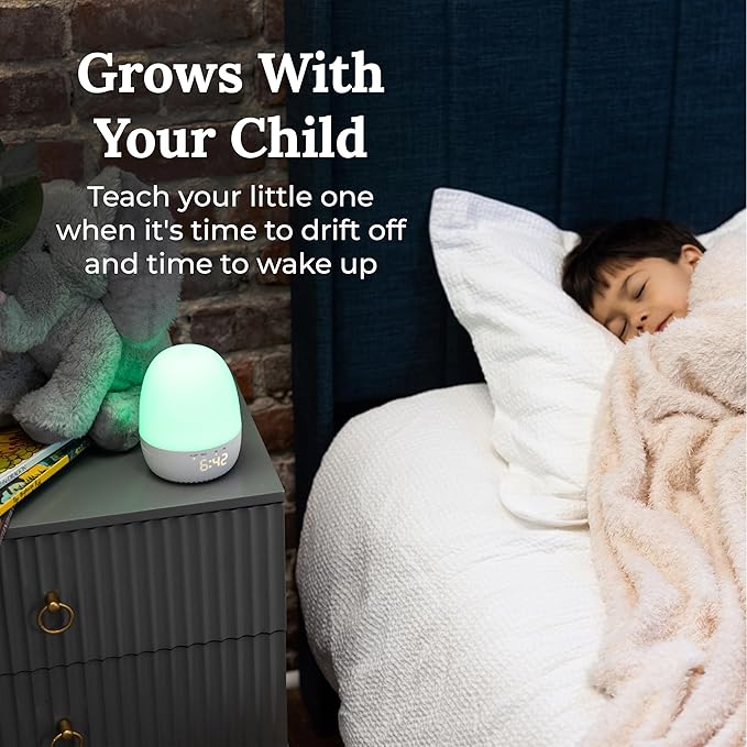Yogasleep Light to Rise White Noise Sound Machine & Sleep Trainer with Night Light. Sleep Aid for Baby & Toddler, 30 Soothing Sounds Including Lullabies & Nature Sounds, Registry & Nursery Must Have