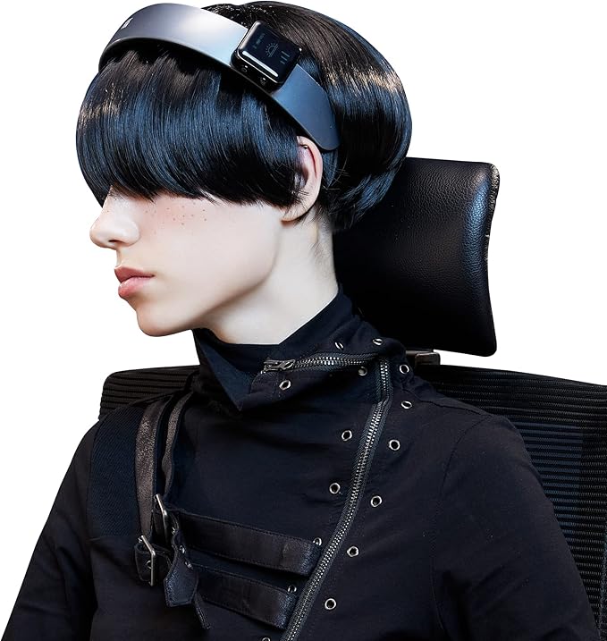 Master Massage H1 Deluxe Hair Scalp Massager - 11 Fingers Electric Head Massager for Deep Relaxation, Stress Relief, Hair Stimulation. Stylish, Compact, Lightweight Hairband Design