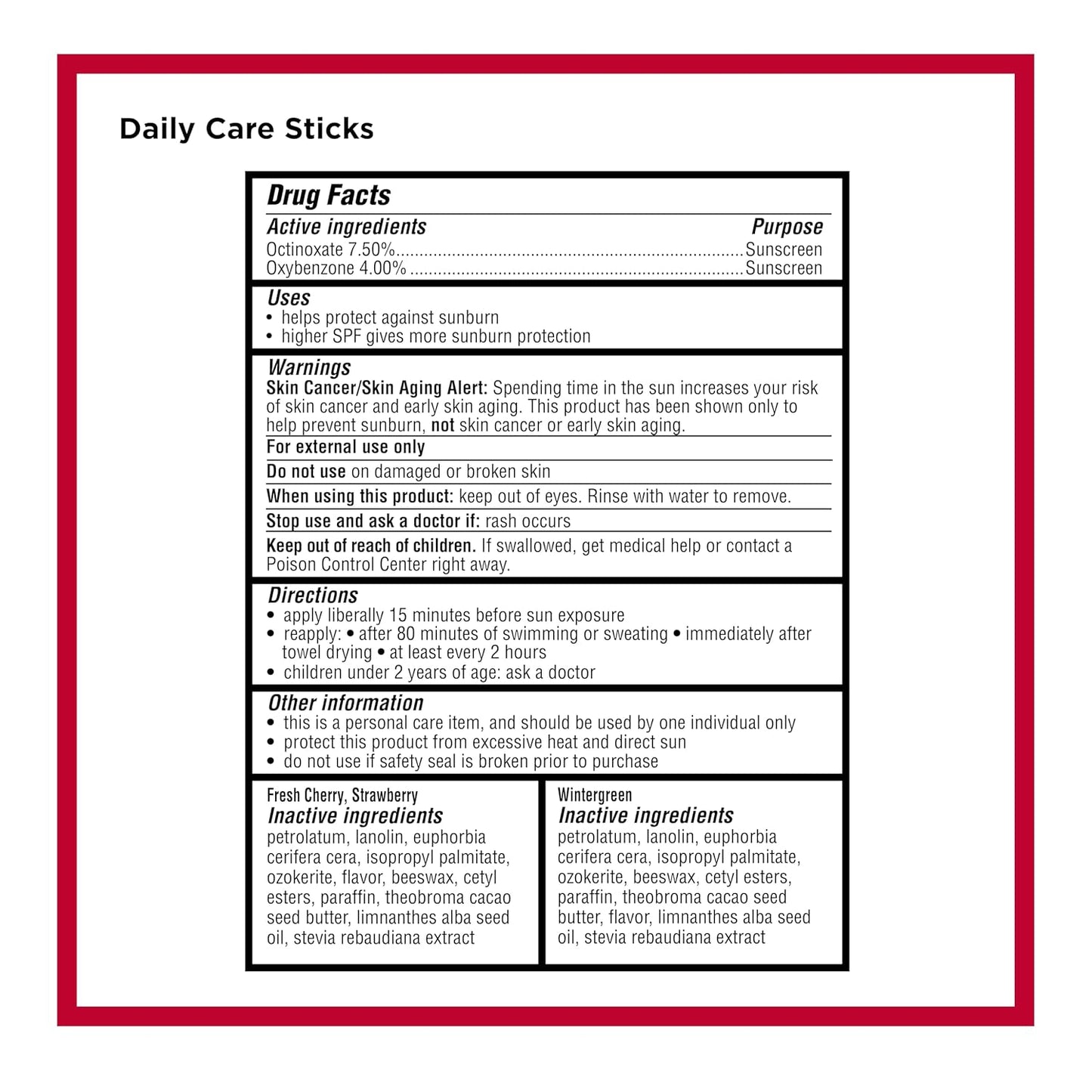 Carmex Daily Care Moisturizing Lip Balm Pack, SPF 15, Multi-Flavor Lip Care Variety Pack Bag, 9 Count (6 Tubes, 3 Sticks)