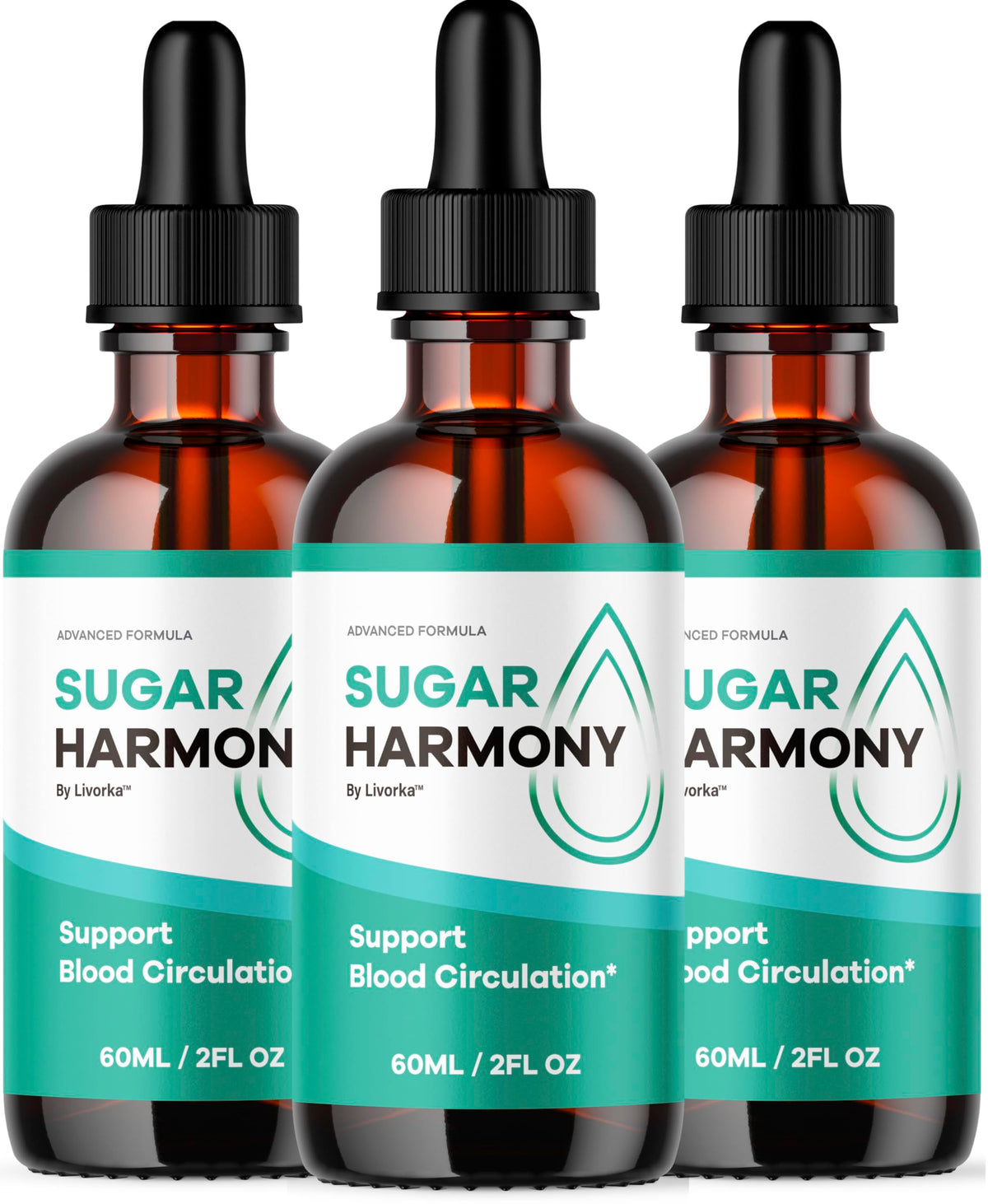 (3 Pack) Sugar Harmony Drops - Official SugarHarmony Advanced Premium Liquid Formula Support Drops - Maximum Strenght, Natural Ingredients For Overall Health & Wellness Reviews, 3 Bottles For 3 Months