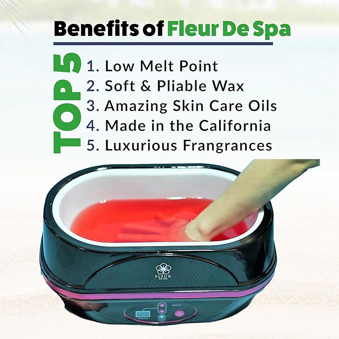 Premium Paraffin Wax Refills - Made in USA - Enhanced and Rich Oil Infusion of Coconut and Jojobo for Luxurious Spa and Home Use on Hands and Feet