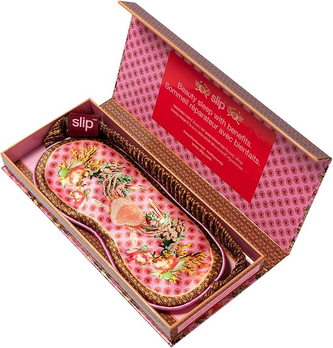 slip Pure Silk Sleep Mask - 100% Pure 22 Momme Mulberry Silk Eye Mask - Comfortable Sleeping Mask with Elastic Band + Pure Silk Filler and Internal Liner, Zodiac Collection: Cancer