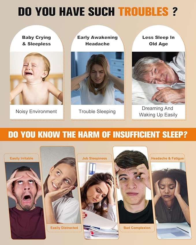 White Noise Machine - Portable Sound Machine with 20 Soothing Sounds 9 Colors Night Light for Baby Kids Adult Sleep Machines Memory Function 30 Volume Levels 4 Timers for Home Office Travel Relaxation