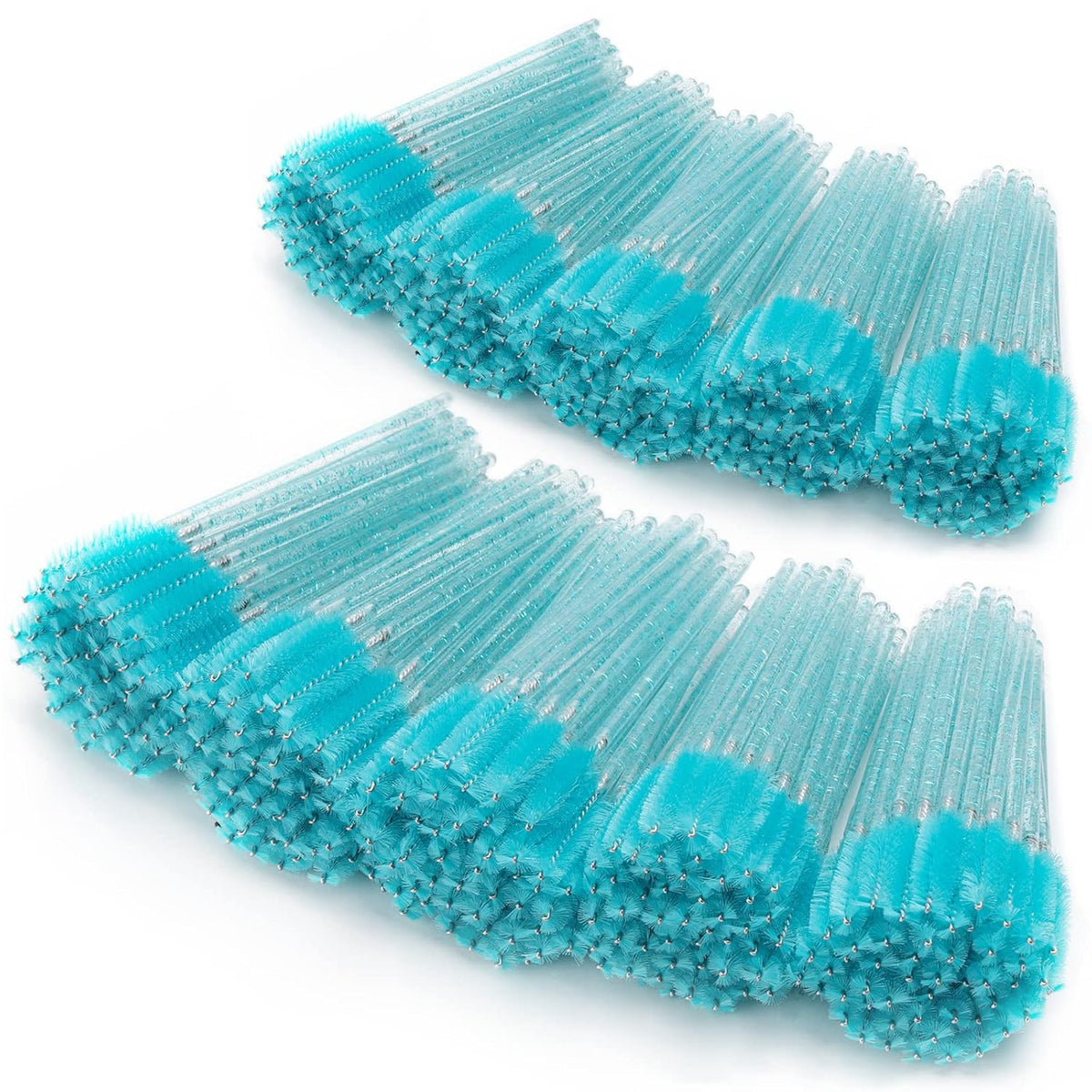 Tbestmax 1000 Disposable Mascara Wands Eyelash Brush Spoolies for Eyebrow Eye Lash Extension Blue