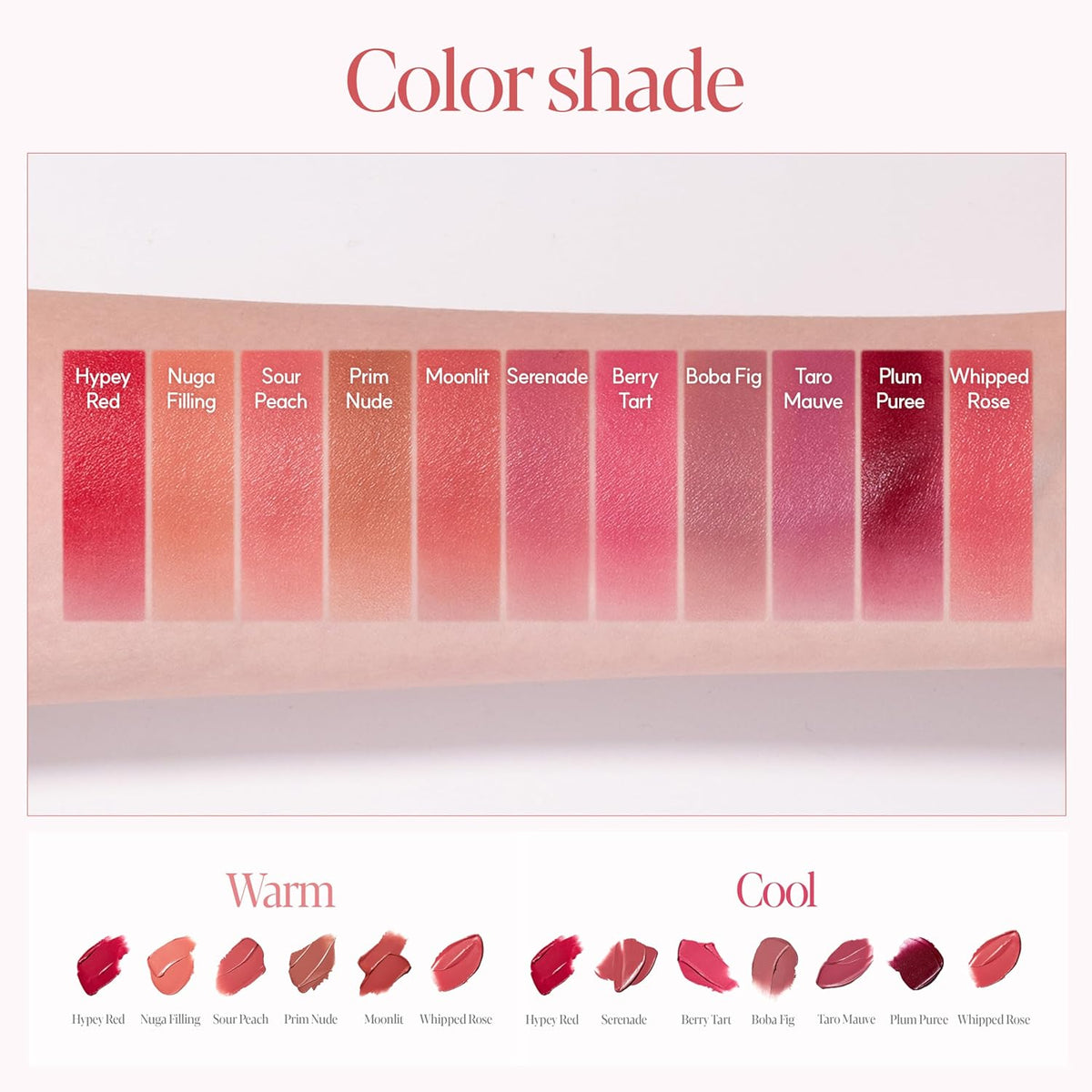 Espoir Couture Lip Tint Fitting Blur #5 Moonlit 0.14oz | Soft and Creamy Color for Blurry Lip Look | Smudge-Proof Fixing Lip Stain | Lightweight and Comfortable Matte Finish