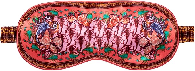 slip Pure Silk Sleep Mask - 100% Pure 22 Momme Mulberry Silk Eye Mask - Comfortable Sleeping Mask with Elastic Band + Pure Silk Filler and Internal Liner, Zodiac Collection: Scorpio