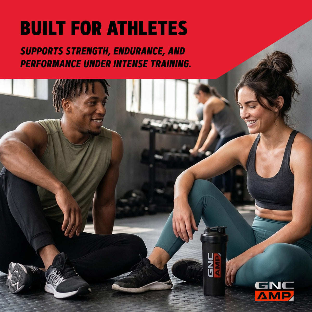 GNC AMP Amplified Greens Superfoods Performance Blend - Vegan Athlete Superfood Drink - Blueberry Pomegranate - 9.9 Oz (30 Servings)