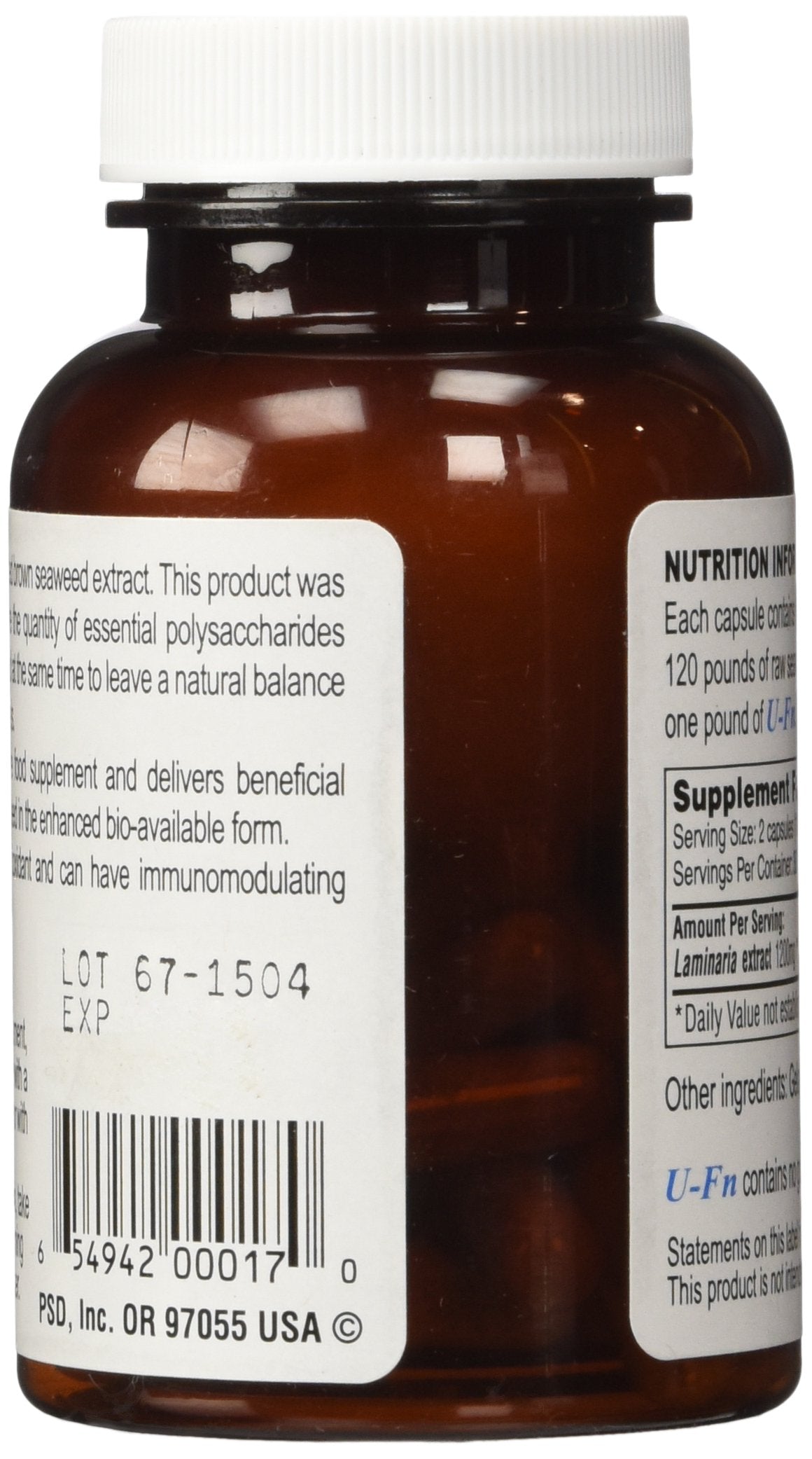 U-Fn U-Fucoidan Extract 60 Caps 600 MG