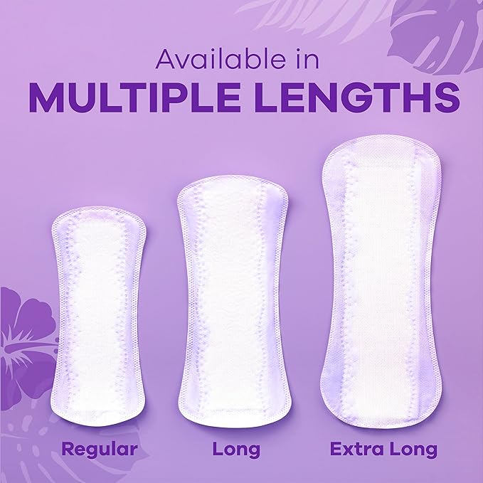 Always Anti-Bunch Xtra Protection Daily Liners, Long Length, Unscented, 136 Count x 2 (272 Count Total)