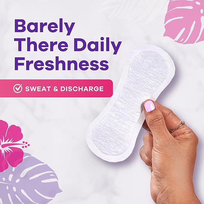 Always Thin Daily Panty Liners for Women, Light Absorbency, Unscented, 162 Count (Packaging May Vary)