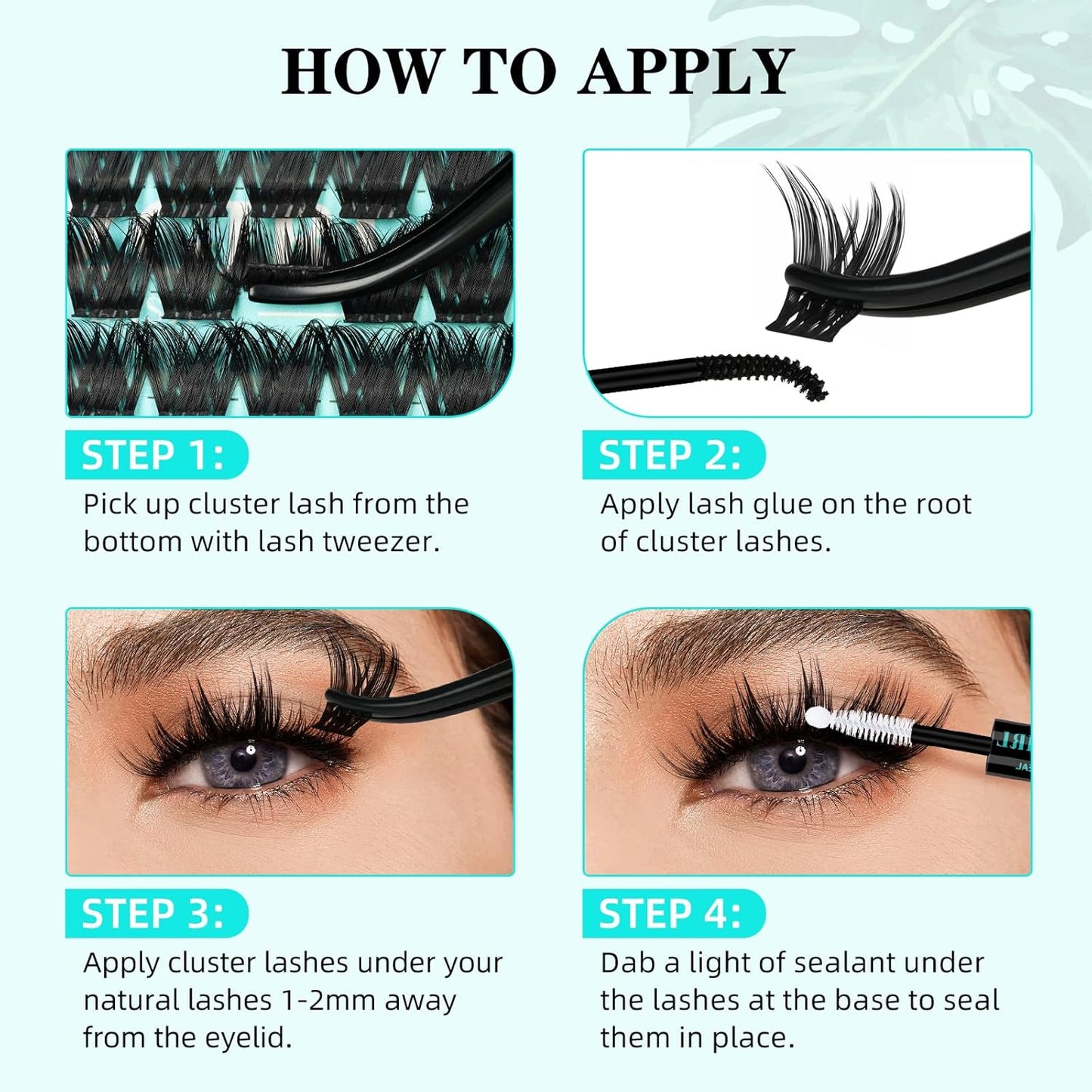 Lash Clusters Wet Look 168Pcs Eyelash Cluster Ultra-Thin Lash Band Eyelashes Extensions Spiky Anime Wide Span Lashes(Tulip,C-16mm)