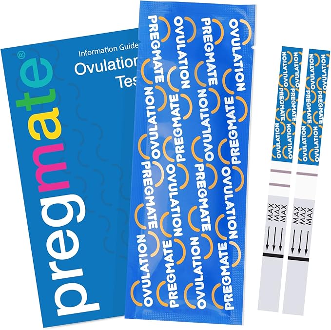 Pregmate 50 Ovulation and 20 Pregnancy Test Strips Predictor Kit