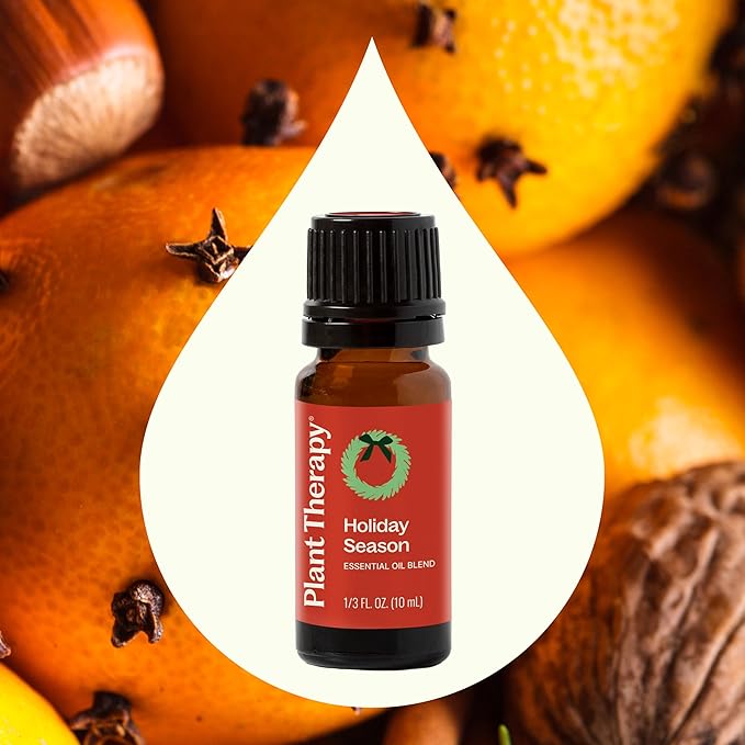 Plant Therapy Holiday Season Synergy Essential Oil 30 mL (1 oz) 100% Pure, Undiluted, Therapeutic Grade