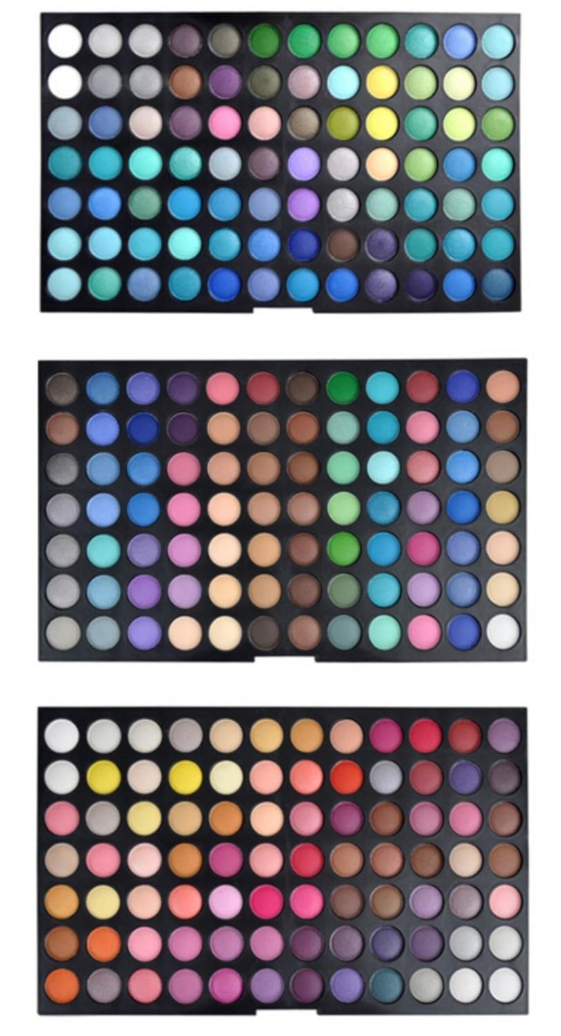 Pro 252 Colors Eyeshadow Makeup Palette Cosmetic Contouring Kit Holiday Makeup Gift Set | Full Makeup Kit for Women Essential Starter Bundle- Ideal for Professional and Daily Use