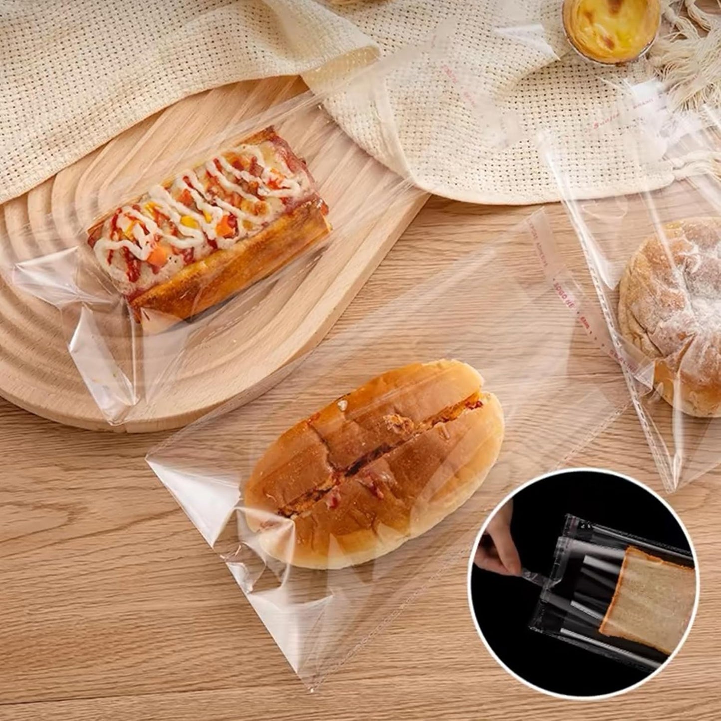 Clear Resealable Cellophane Bags 300pcs Plastic Poly Cello Bags 3" x 5" Self Adhesive Cello Bags 1 Mil for Jewelry Earrings Candies Bakery Candle Cookie (12 Sizes to Choose from)