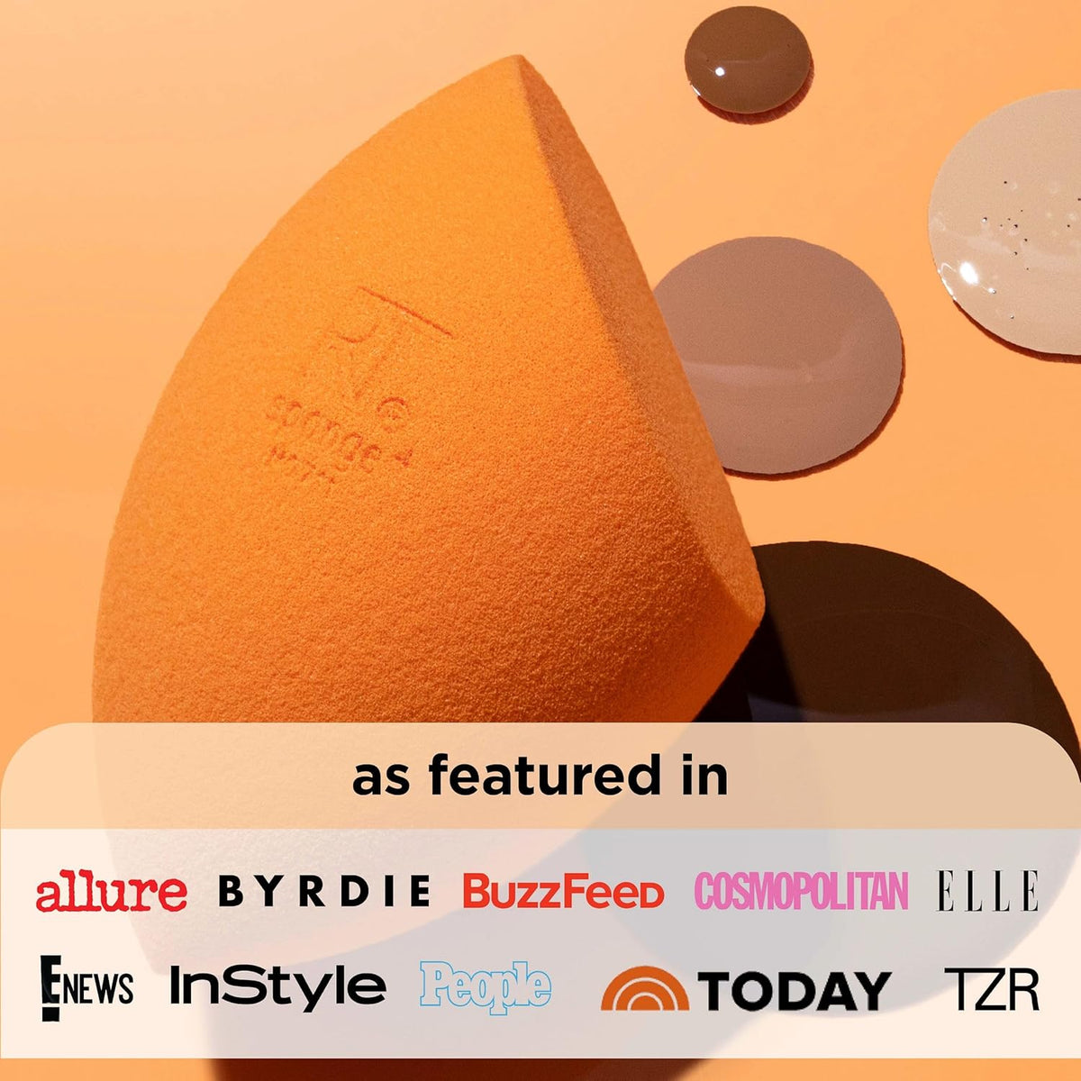 Real Techniques Ultimate Makeup Sponge Trio, Makeup Blending Sponges, For Liquid, Cream, & Powder Products, Powder & Foundation Sponges, Mini Makeup Sponge, Latex-Free Foam, Travel-Friendly, 3 Count