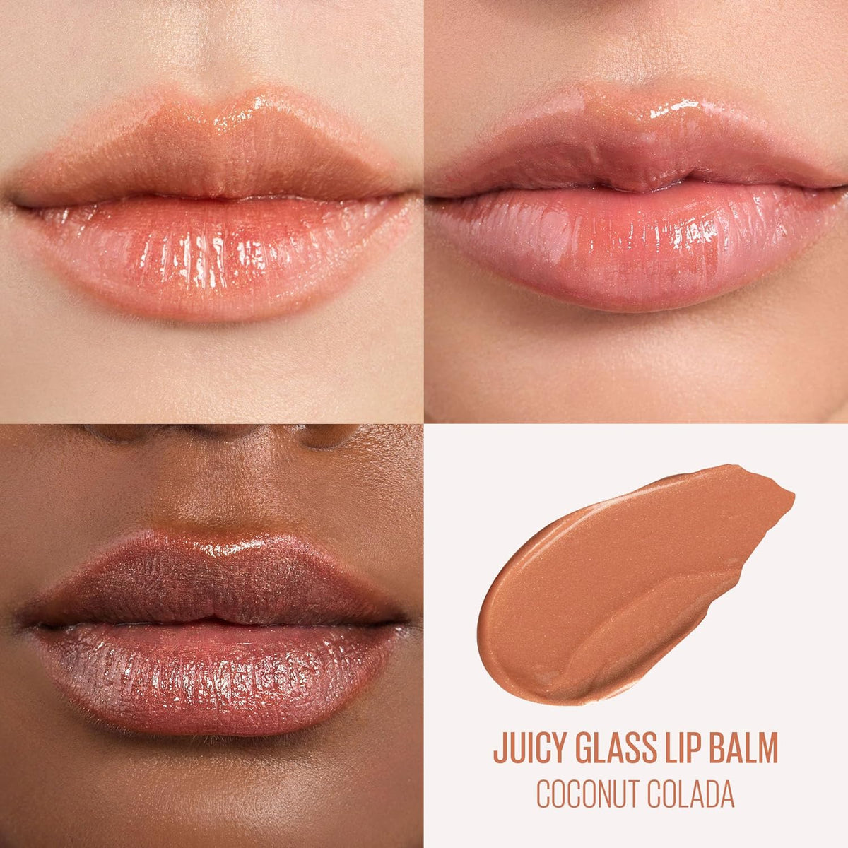 Kaja Juicy Glass Lip Balm | Plumping, Hydrating, Korean Lip Balm, Moisturizing Lip Care, 24hrs Long-lasting Hydration, Nourishing Lip Care | Coconut Colada, 0.15 oz.