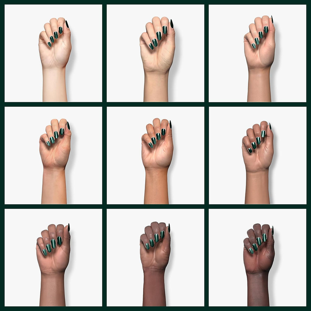 Beetles Green Gel Nail Polish, 15ML 0.51OZ Dark Green Color Soak Off UV Nail Lamp Forest Color Gel Polish Manicure Salon DIY Nail Art Design Decoration at Home Gift for Women