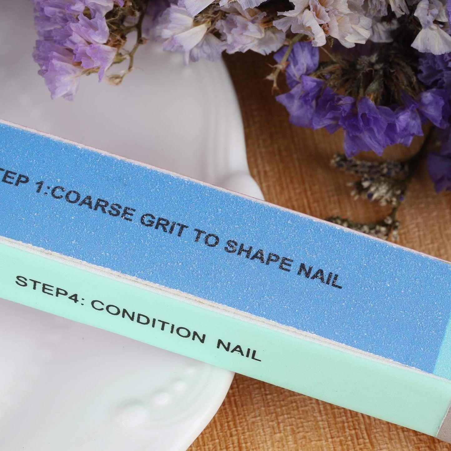 12 Pieces 7 Way Nail Files and Buffers, Professional Nail Buffing Files Buffing Block for Shaping, Contouring, Smoothing, Polishing, Shining Natural Nails