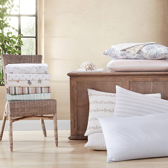 Tommy Bahama - King Sheets, Cotton Percale Bedding Set, Crisp & Cool, Stylish Bedding Set (Aloha Pineapple Green, King)