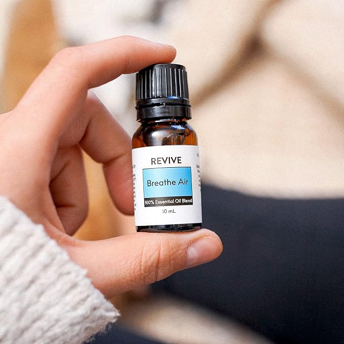 Breathe Air Essential Oil Blend by Revive Essential Oils - 100% Pure Therapeutic Grade, for Diffuser, Humidifier, Massage, Aromatherapy, Skin & Hair Care