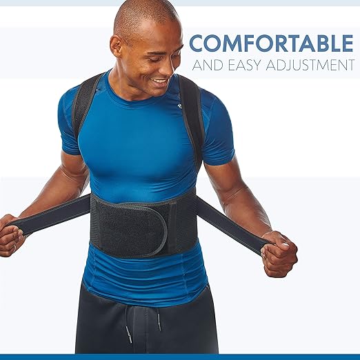 Back Brace Posture Corrector for Men and Women - Adjustable Posture Back Brace for Upper and Lower Back Pain Relief - Muscle Memory Support Straightener (XX-Large) (45-48")