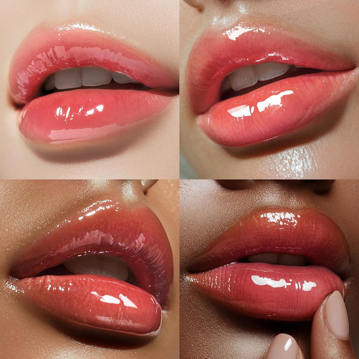 Espoir Couture Lip Tint Glaze #2 Odd Coral 0.14oz | Volumizing Lip Stain with Syrupy Shine | Long-Lasting & Vibrant Color for Radiant Lip Look | Moisturizing & Glossy Lip Tint | Korean Lip Makeup