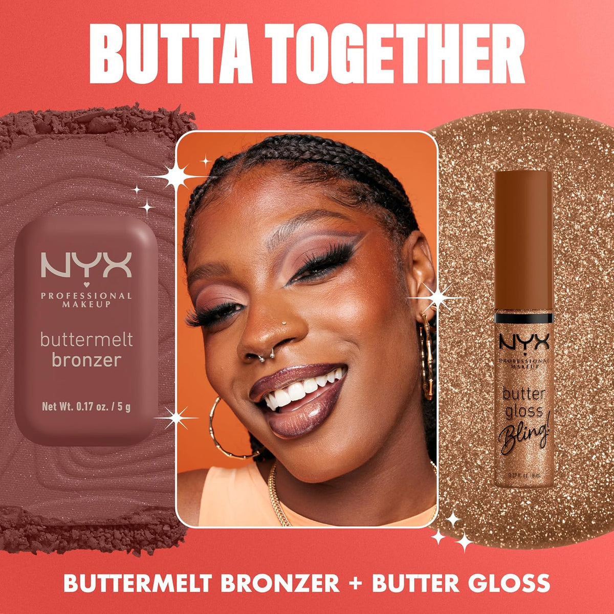 NYX PROFESSIONAL MAKEUP Butter Gloss Bling Lip Gloss, Non Sticky and Shiny Vegan Lip Makeup - Pricey