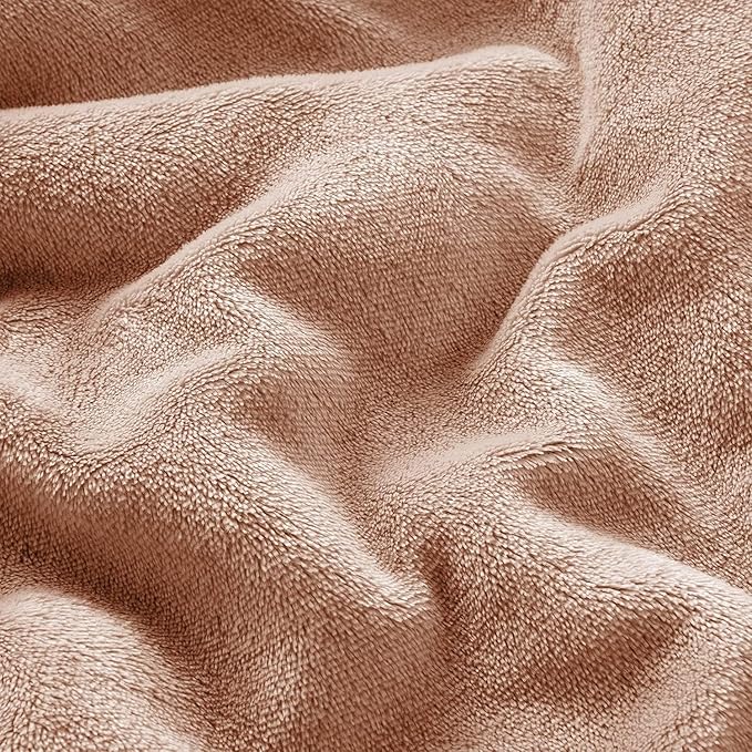 IR Imperial Rooms Sherpa Fleece Throw Blanket Twin Size for Couch - Soft and Fuzzy Blankets & Throws for Winters, Thick and Warm Fluffy Twin Blanket for Bed, Camel, 60x80 Inches