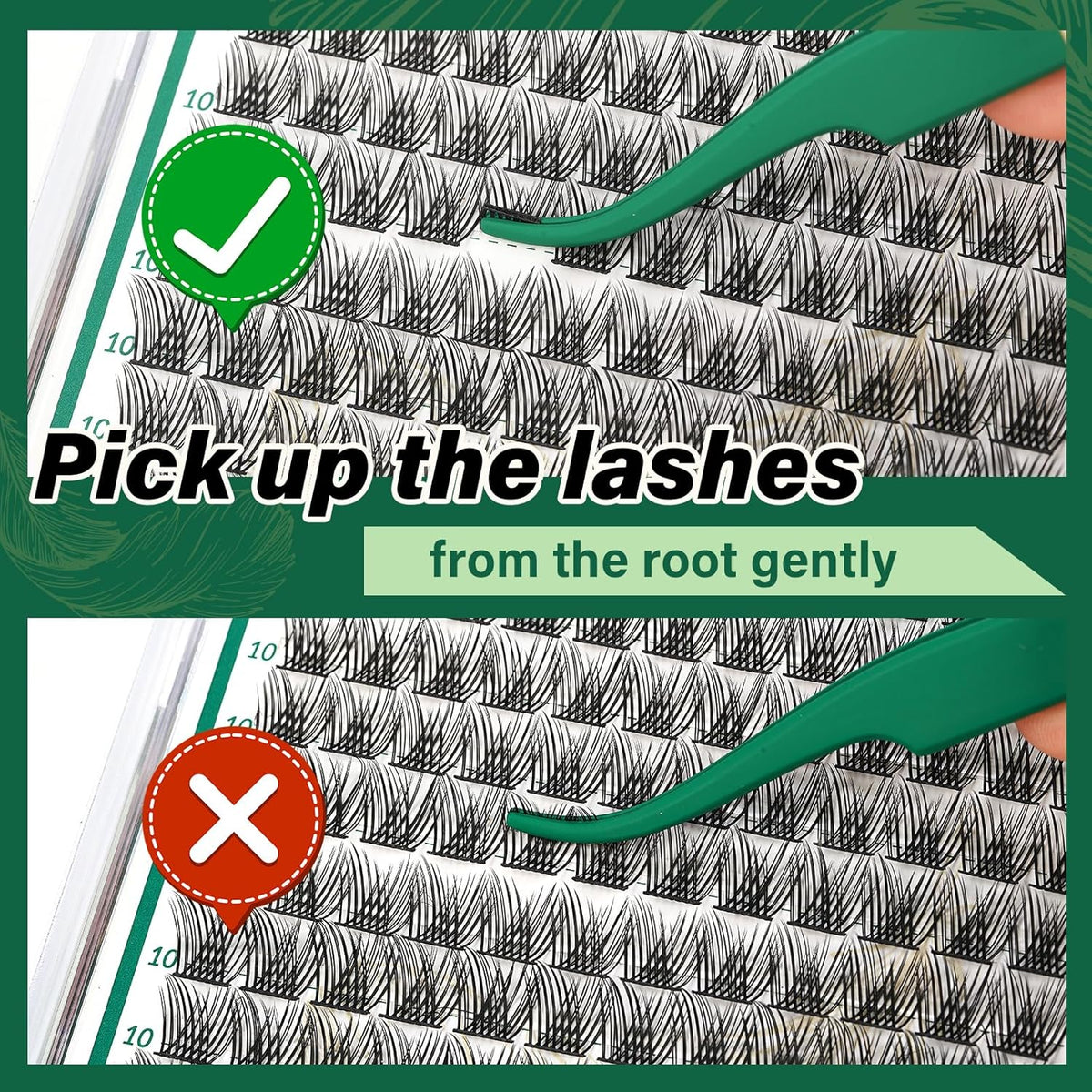 Lash Clusters 144pcs Individual Lashes D Curl 10mm Eyelash Clusters KEYYOU Air Touch Cluster Lashes Super Lightweight Soft Wispy Comfortable Easy DIY at Home(Air04-D-10mm)