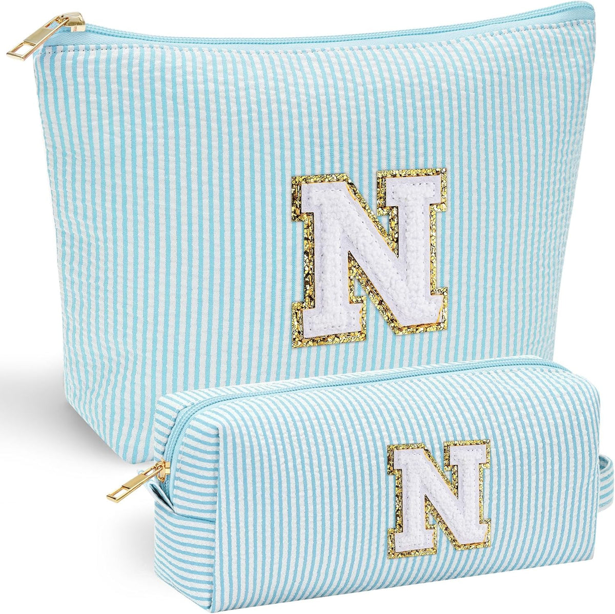 YOOLIFE Personalized Gifts for Women, Travel Makeup Bag Cosmetic Bag Skin Care Bag Cute Makeup Bag Sister Wife Friend Engagement Wedding Gifts for Women Tween Girls Trendy Stuff Thank You Gift N