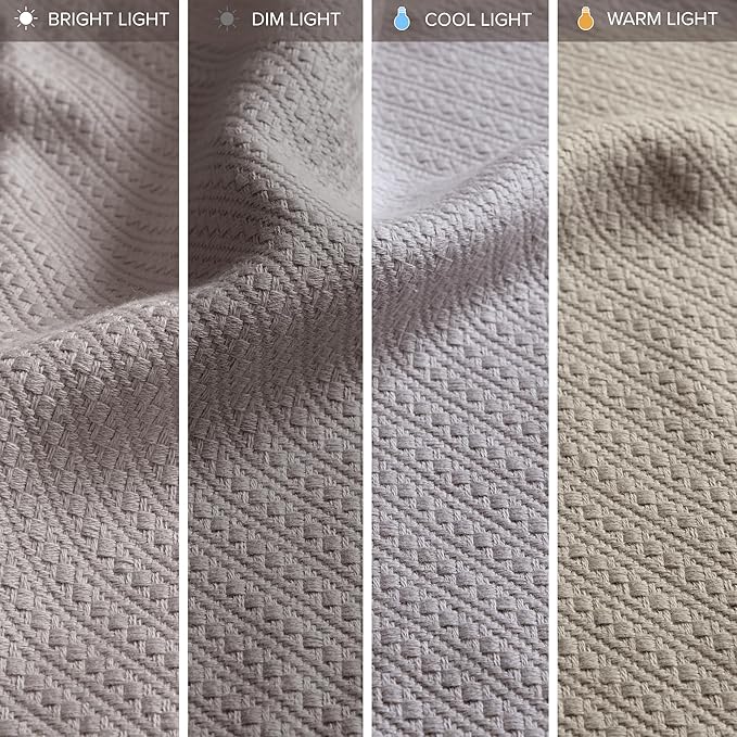 Madison Park Liquid Cotton Luxury Blanket Premium Soft Cozy 100% Ring Spun Cotton For Bed , Couch or Sofa, King, Gray