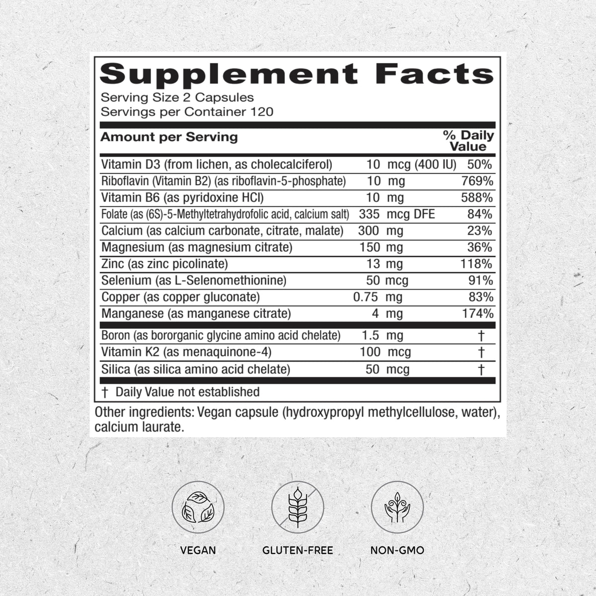 Vitanica, OsteoBlend, Bone Support, Vegan, 240 Capsules