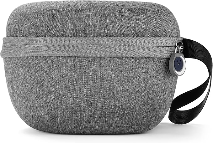 Yogasleep Dohm (White/Gray) & Travel Case (2 Piece Set) The Original White Noise Machine with Natural Sound from a Real Fan, Sleep Aid & Noise Cancelling For Adults & Baby, Office Privacy & Meditation
