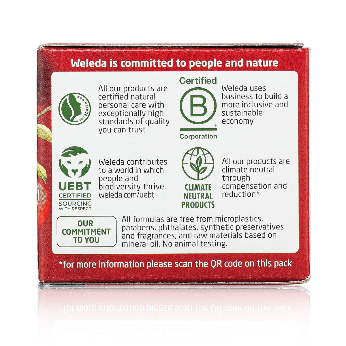 Weleda Face Care Plumping Day Cream, 1.3 Fluid Ounce, Plant Rich Moisturizer with Pomegranate and Maca Root Peptides